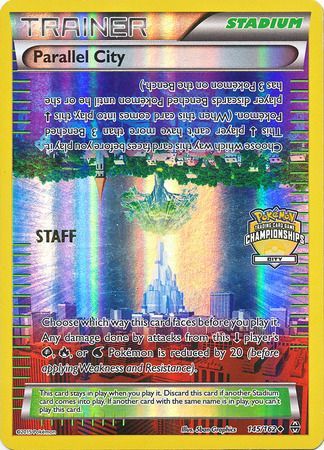 Parallel City (145/162) (Championship Promo Staff) [XY: BREAKthrough] | Good Games Cannington