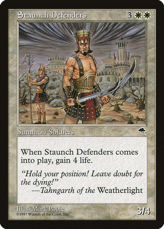 Staunch Defenders [Tempest] | Good Games Cannington