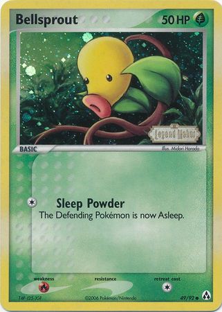 Bellsprout (49/92) (Stamped) [EX: Legend Maker] | Good Games Cannington