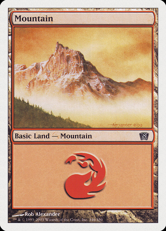 Mountain (346) [Eighth Edition] | Good Games Cannington