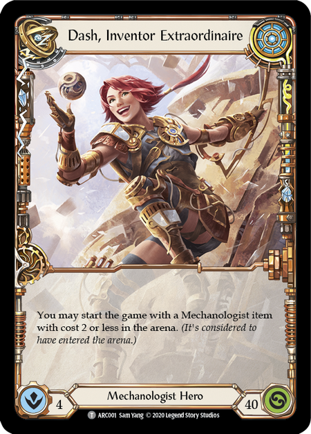 Dash, Inventor Extraordinaire // Runechant [U-ARC001 // U-ARC112] (Arcane Rising Unlimited)  Unlimited Normal | Good Games Cannington