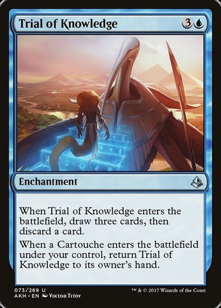 Trial of Knowledge [Amonkhet] | Good Games Cannington