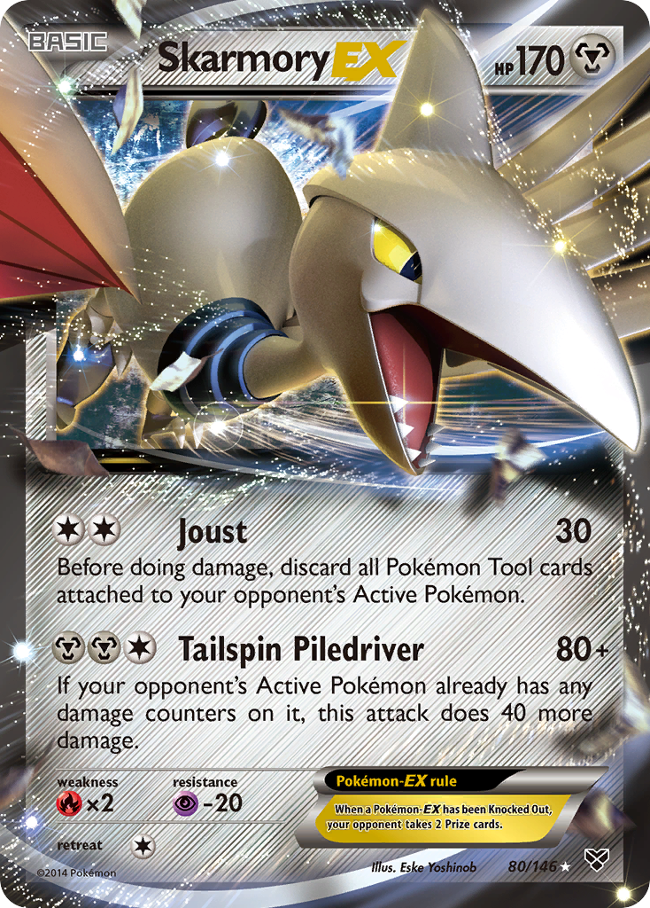 Skarmory EX (80/146) [XY: Base Set] | Good Games Cannington