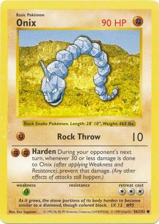 Onix (56/102) [Base Set Shadowless Unlimited] | Good Games Cannington