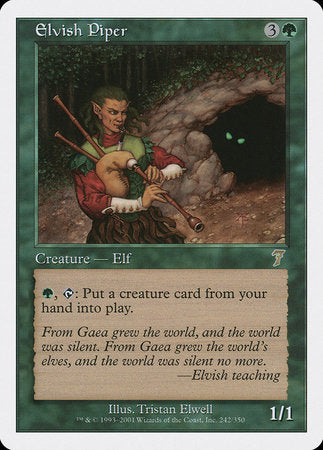 Elvish Piper [Seventh Edition] | Good Games Cannington