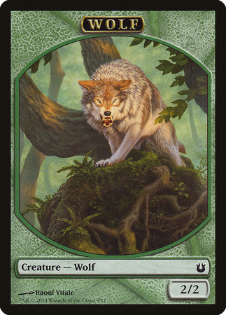 Wolf Token [Born of the Gods Tokens] | Good Games Cannington