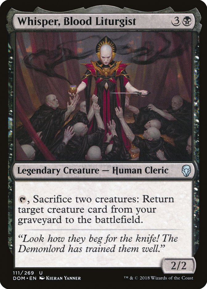 Whisper, Blood Liturgist [Dominaria] | Good Games Cannington