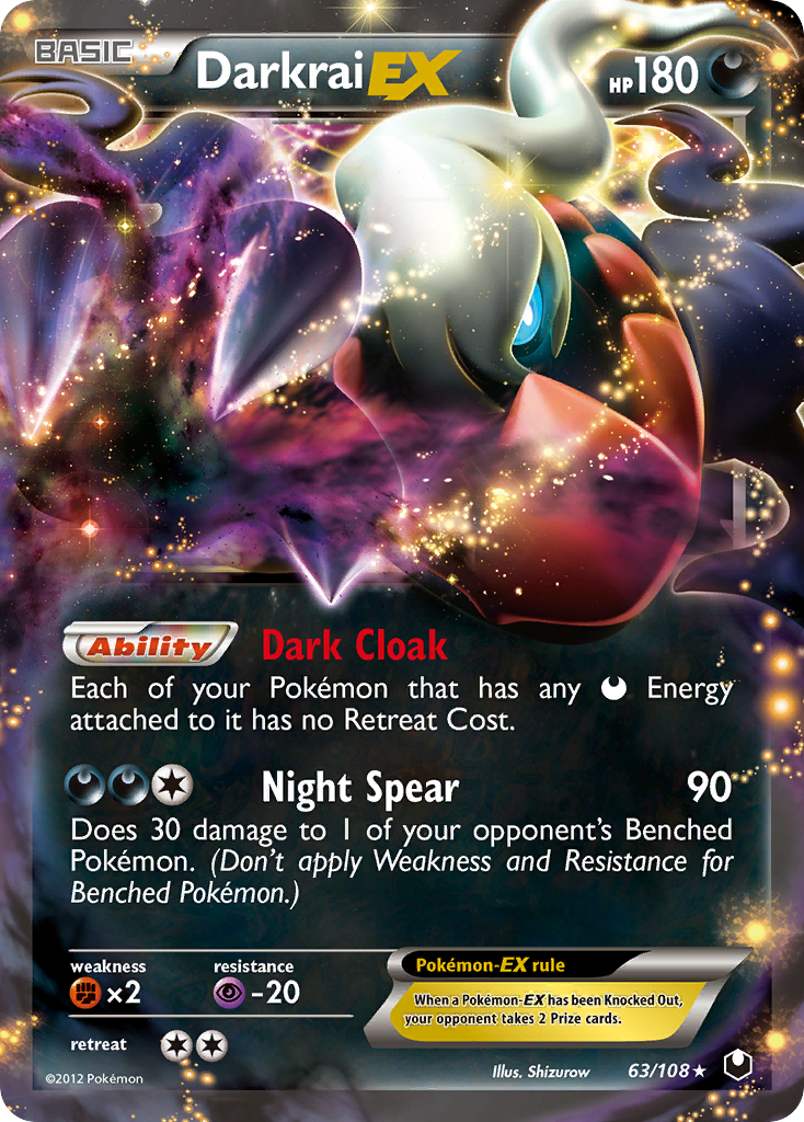 Darkrai EX (63/108) [Black & White: Dark Explorers] | Good Games Cannington