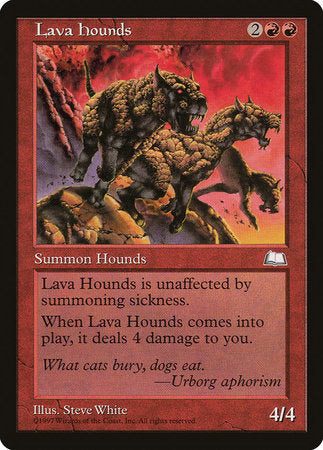 Lava Hounds [Weatherlight] | Good Games Cannington