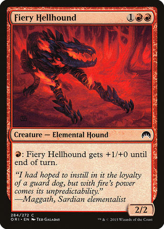 Fiery Hellhound [Magic Origins] | Good Games Cannington