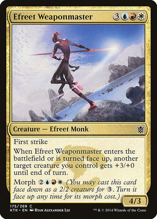Efreet Weaponmaster [Khans of Tarkir] | Good Games Cannington