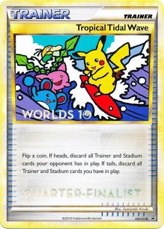 Tropical Tidal Wave (HGSS18) (Quarter Finalist) [HeartGold & SoulSilver: Black Star Promos] | Good Games Cannington