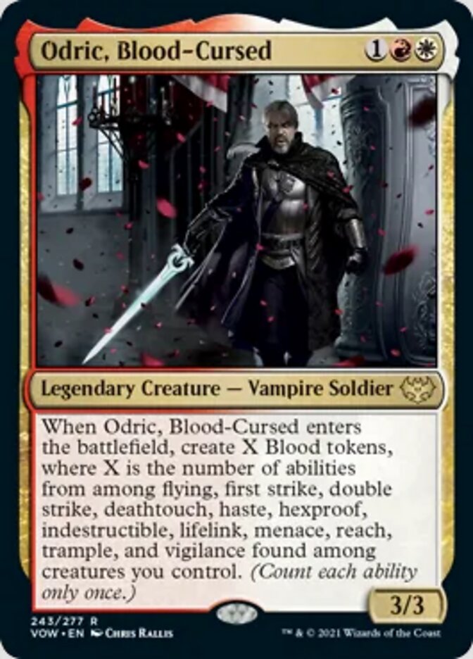 Odric, Blood-Cursed [Innistrad: Crimson Vow] | Good Games Cannington