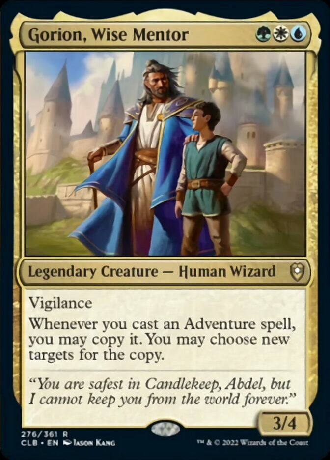 Gorion, Wise Mentor [Commander Legends: Battle for Baldur's Gate] | Good Games Cannington