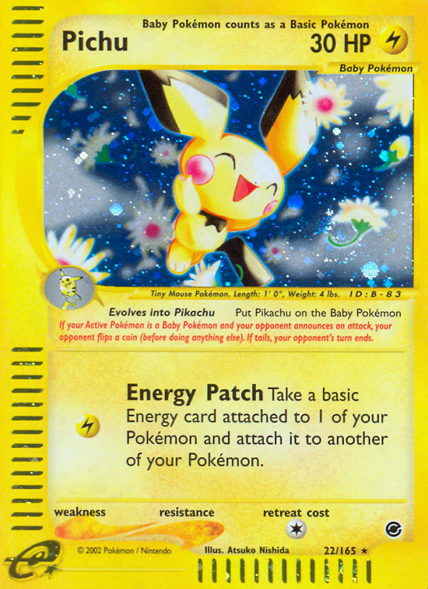 Pichu (22/165) [Expedition: Base Set] | Good Games Cannington