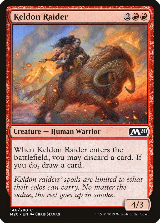 Keldon Raider [Core Set 2020] | Good Games Cannington