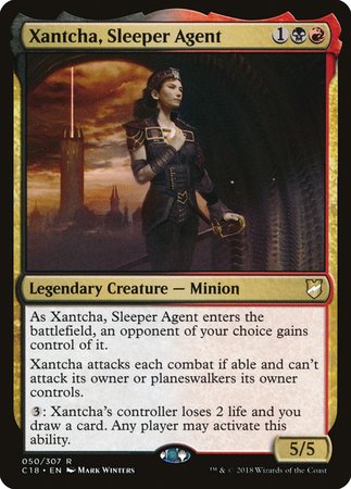 Xantcha, Sleeper Agent [Commander 2018] | Good Games Cannington