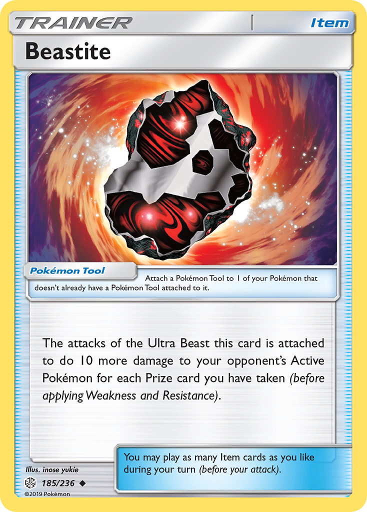 Beastite (185/236) [Sun & Moon: Cosmic Eclipse] | Good Games Cannington