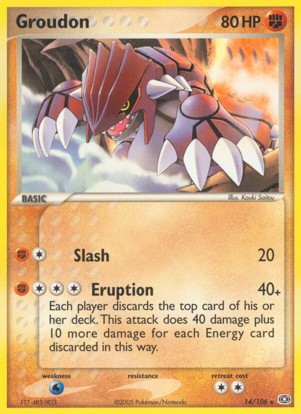 Groudon (14/106) [EX: Emerald] | Good Games Cannington
