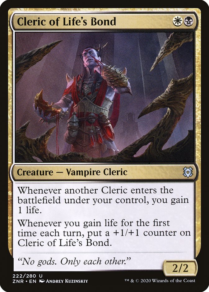 Cleric of Life's Bond [Zendikar Rising] | Good Games Cannington