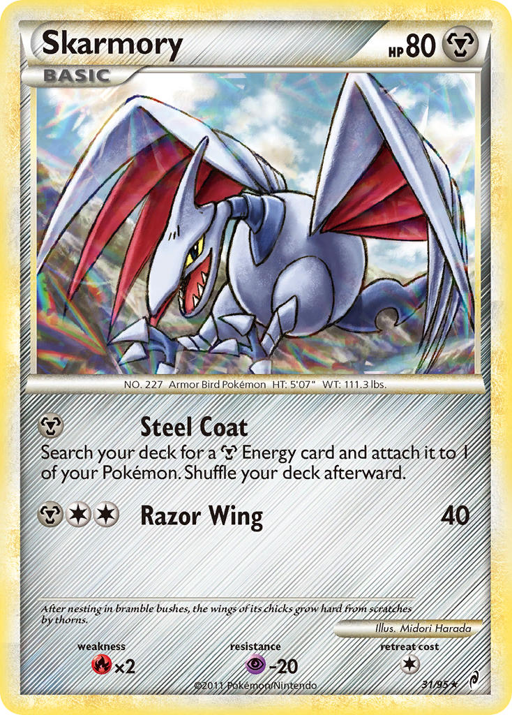 Skarmory (31/95) [HeartGold & SoulSilver: Call of Legends] | Good Games Cannington