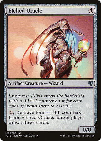 Etched Oracle [Commander 2016] | Good Games Cannington