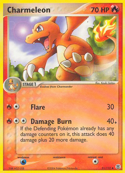 Charmeleon (31/112) [EX: FireRed & LeafGreen] | Good Games Cannington