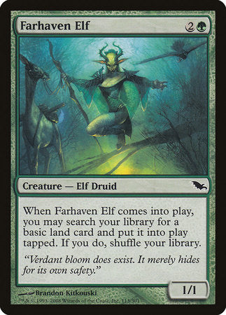 Farhaven Elf [Shadowmoor] | Good Games Cannington
