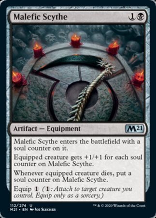 Malefic Scythe [Core Set 2021] | Good Games Cannington