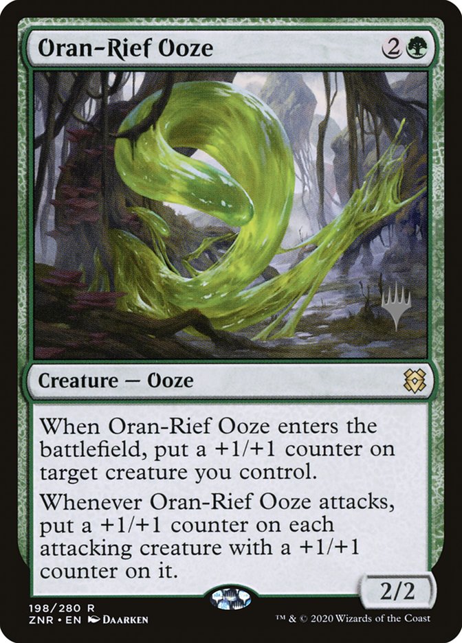 Oran-Rief Ooze (Promo Pack) [Zendikar Rising Promos] | Good Games Cannington