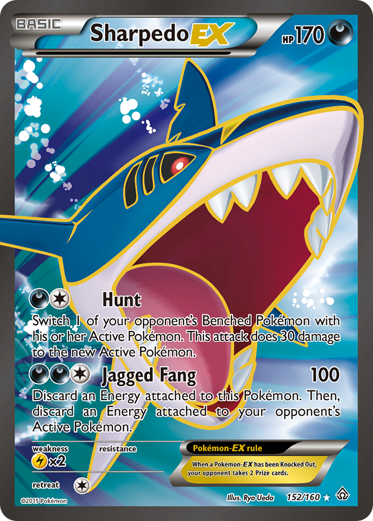 Sharpedo EX (152/160) [XY: Primal Clash] | Good Games Cannington