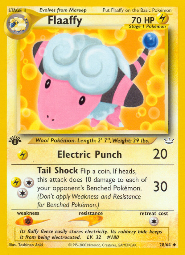 Flaaffy (28/64) [Neo Revelation 1st Edition] | Good Games Cannington