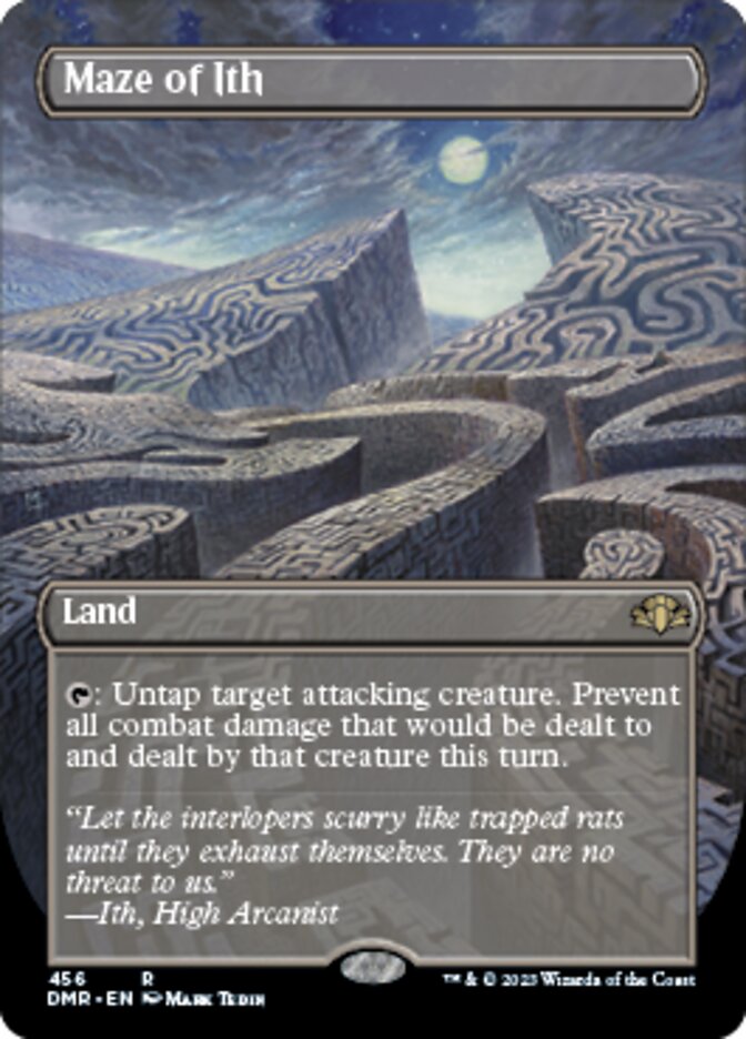 Maze of Ith (Borderless Alternate Art) [Dominaria Remastered] | Good Games Cannington