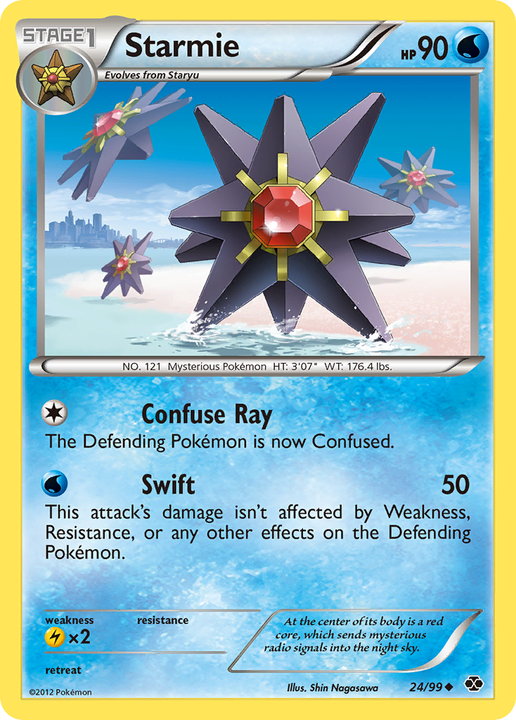 Starmie (24/99) [Black & White: Next Destinies] | Good Games Cannington