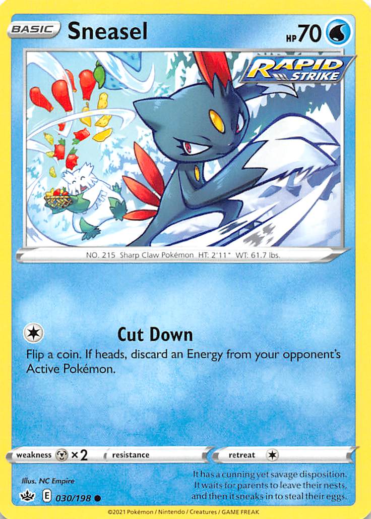 Sneasel (030/198) [Sword & Shield: Chilling Reign] | Good Games Cannington