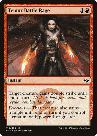 Temur Battle Rage [Fate Reforged] | Good Games Cannington