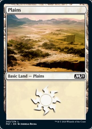 Plains (262) [Core Set 2021] | Good Games Cannington