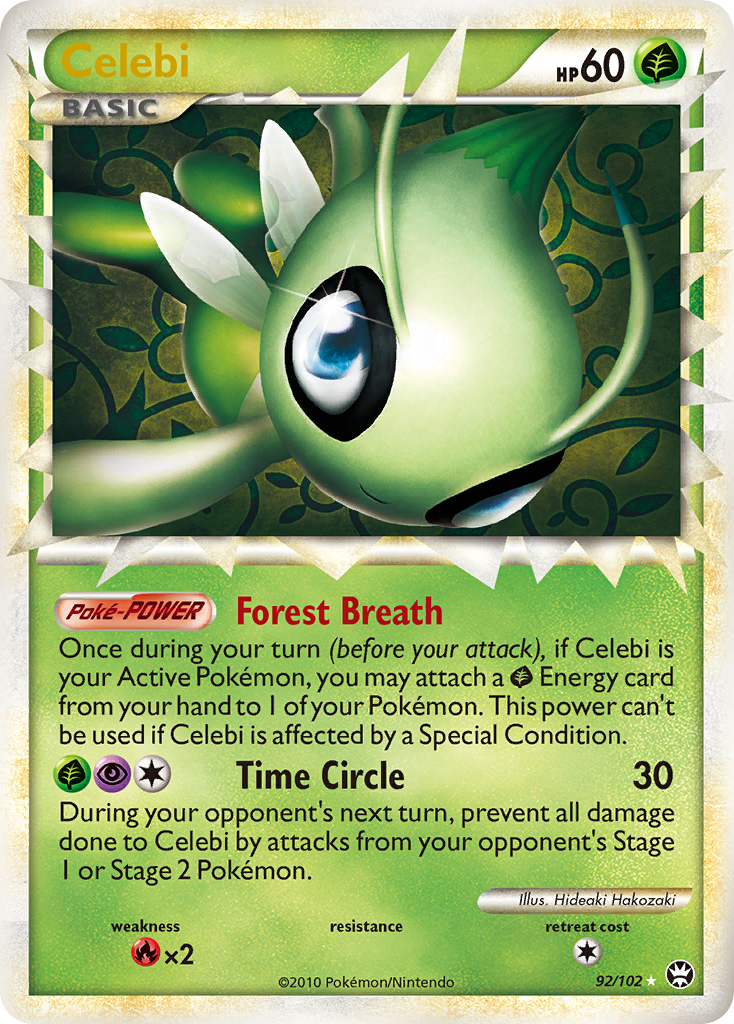 Celebi (92/102) [HeartGold & SoulSilver: Triumphant] | Good Games Cannington