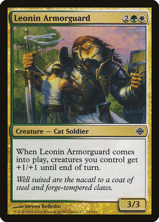 Leonin Armorguard [Alara Reborn] | Good Games Cannington