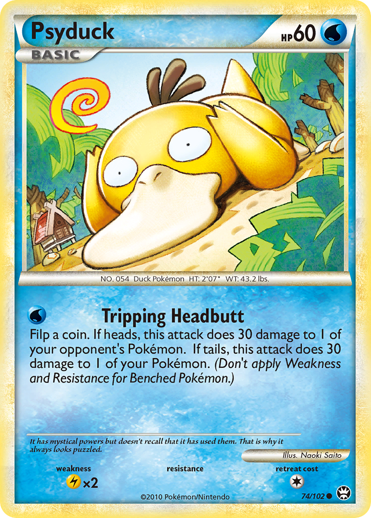 Psyduck (74/102) [HeartGold & SoulSilver: Triumphant] | Good Games Cannington