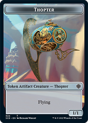 Elephant // Thopter Double-Sided Token [Starter Commander Decks] | Good Games Cannington