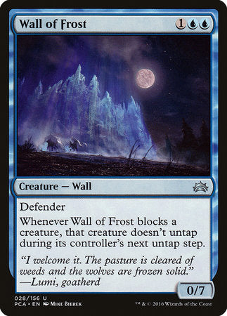 Wall of Frost [Planechase Anthology] | Good Games Cannington