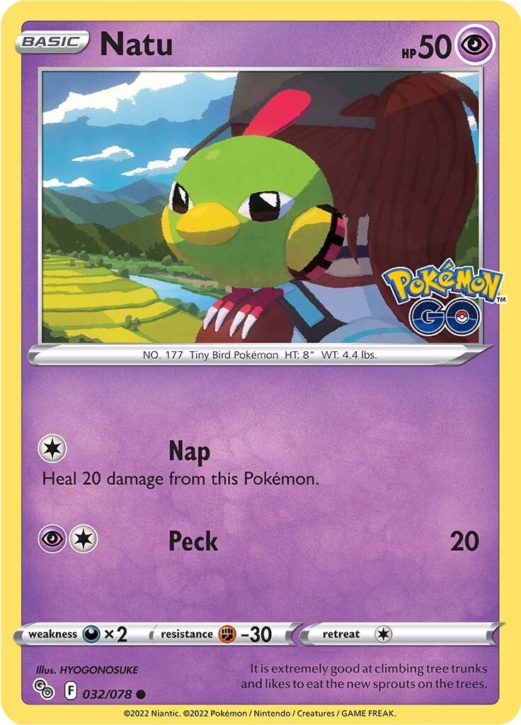 Natu (032/078) [Pokémon GO] | Good Games Cannington
