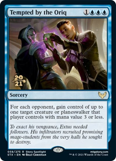 Tempted by the Oriq [Strixhaven: School of Mages Prerelease Promos] | Good Games Cannington