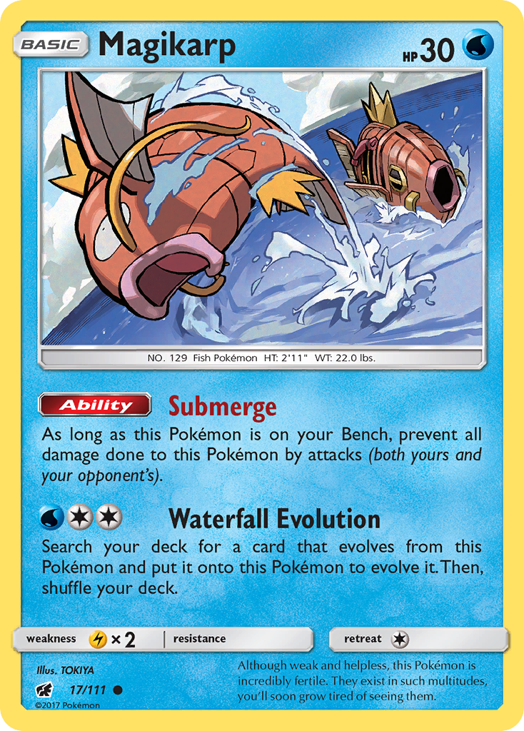 Magikarp (17/111) [Sun & Moon: Crimson Invasion] | Good Games Cannington