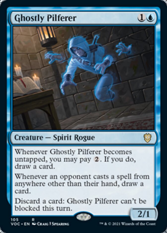 Ghostly Pilferer [Innistrad: Crimson Vow Commander] | Good Games Cannington
