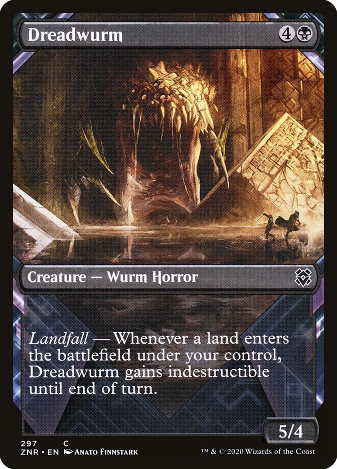 Dreadwurm (Showcase) [Zendikar Rising] | Good Games Cannington