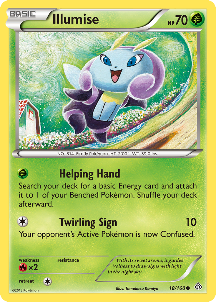 Illumise (18/160) [XY: Primal Clash] | Good Games Cannington