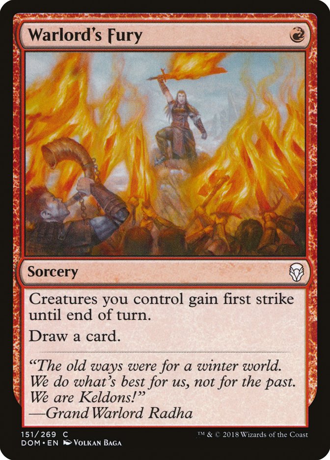 Warlord's Fury [Dominaria] | Good Games Cannington