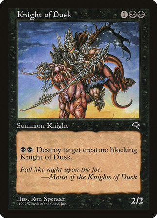 Knight of Dusk [Tempest] | Good Games Cannington